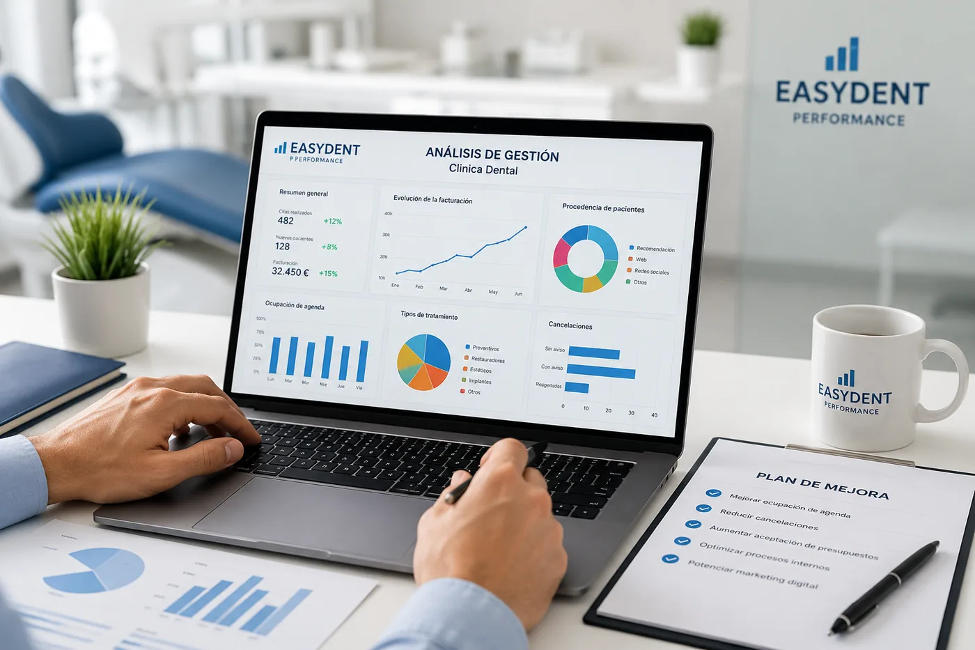 EASYDENT Performance - Servicio de análisis y mejora de gestión para clínicas dentales