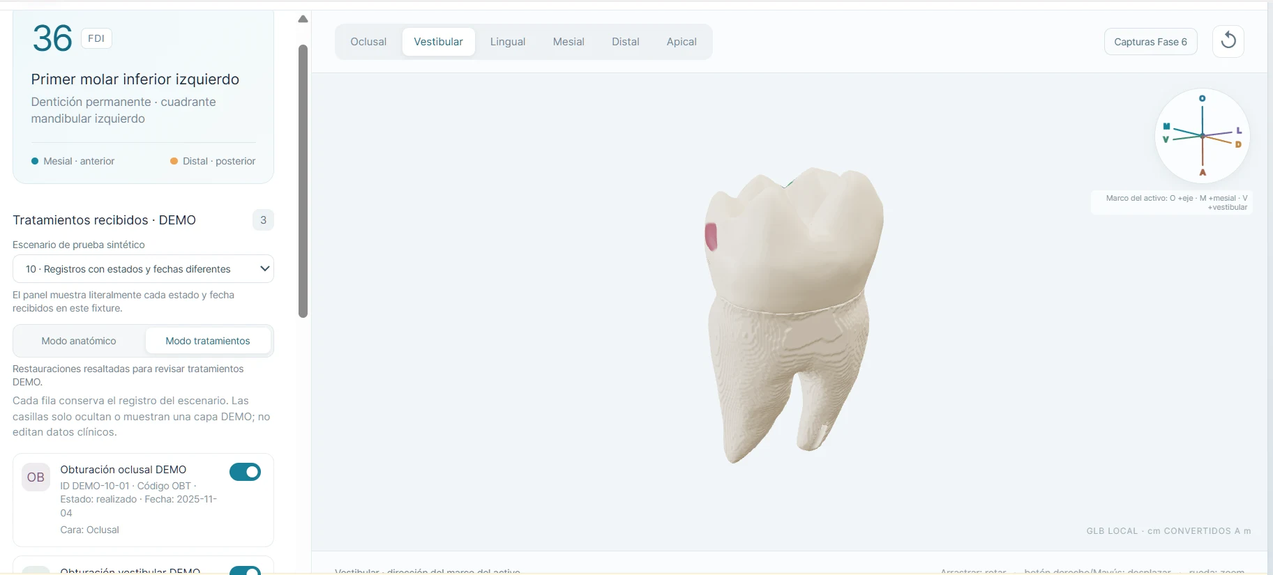 Visor 360 de tratamientos dentales de EASYDENT